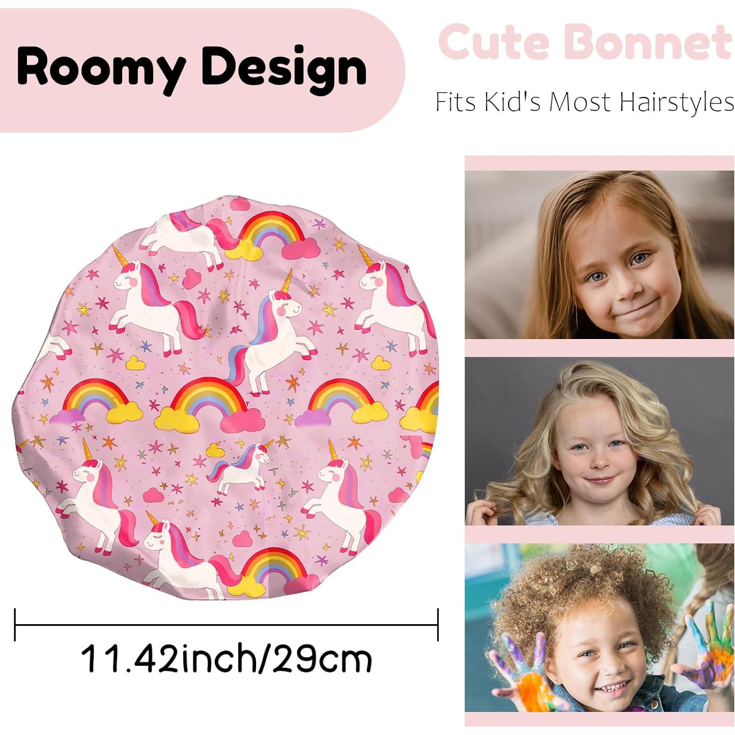 Gorras de Satén para Niños BHAHB - 2 Piezas Ajustables