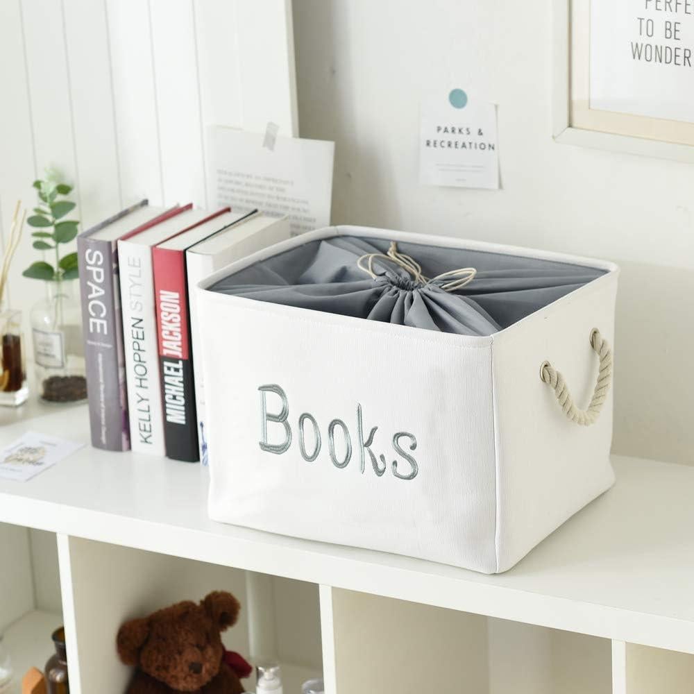 Cesta de Almacenamiento de Libros INough Grande 41x31x28cm