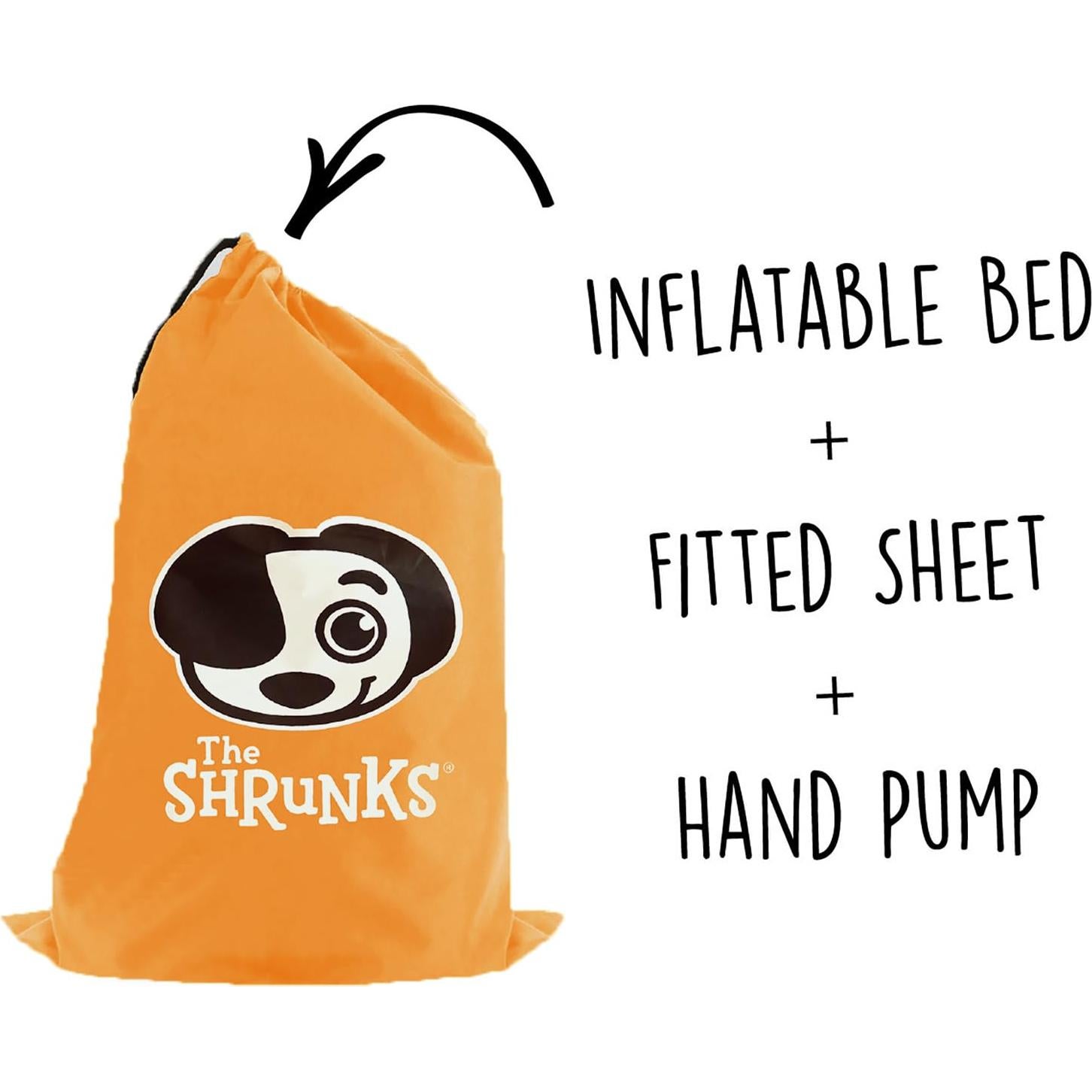 Cama Inflable para Niños The Shrunks con Barandas de Seguridad