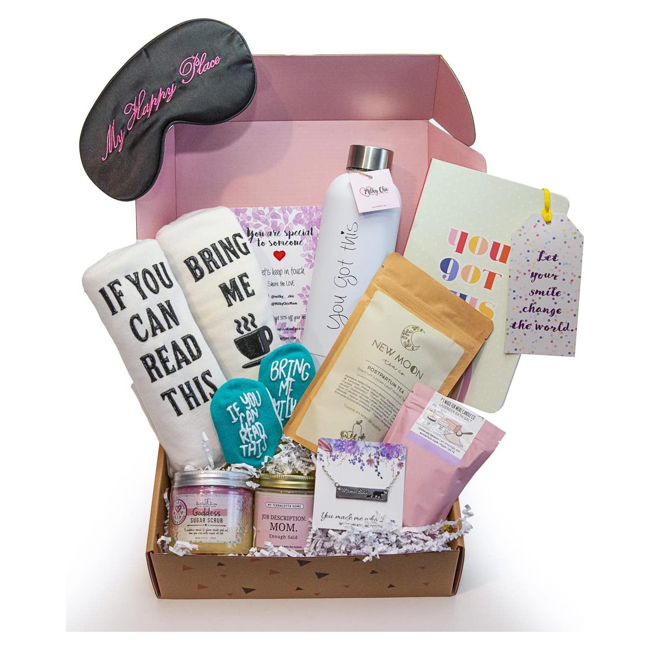 Caja de Regalo para Nuevas Mamás Milky Chic - Cuidado Postparto