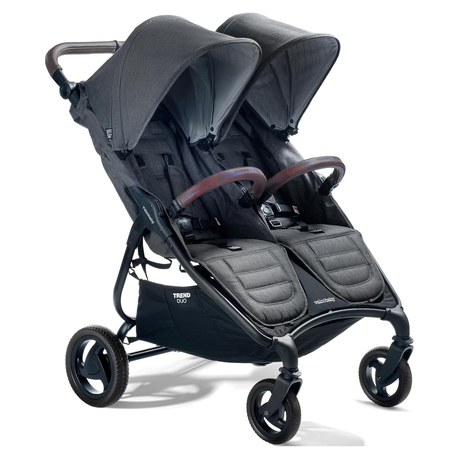 Carrito de Paseo Doble Valco Baby Trend Duo Carbón 2025