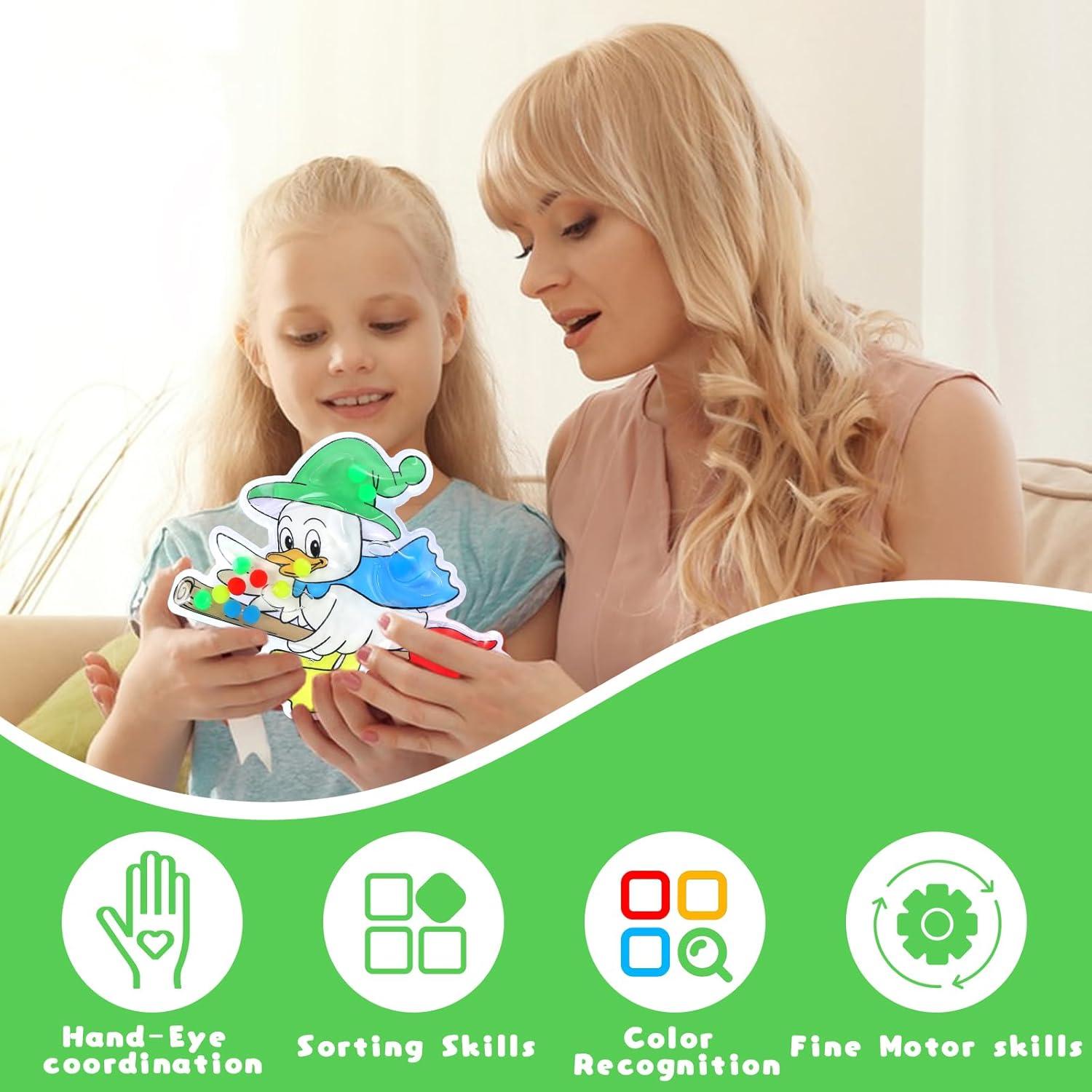 Juguete Sensorial de Clasificación de Color Pato WOZADU 17.78x15.24cm