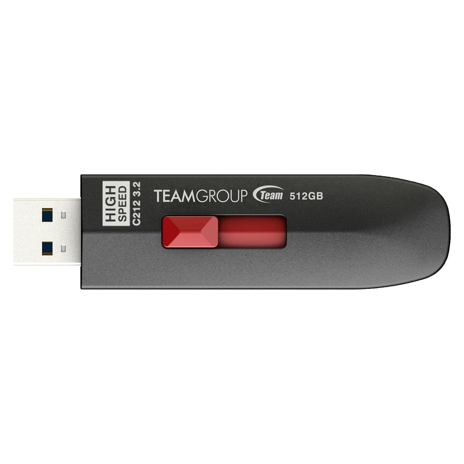Unidad Flash Externa TEAMGROUP C212 Racer 512GB USB 3.2