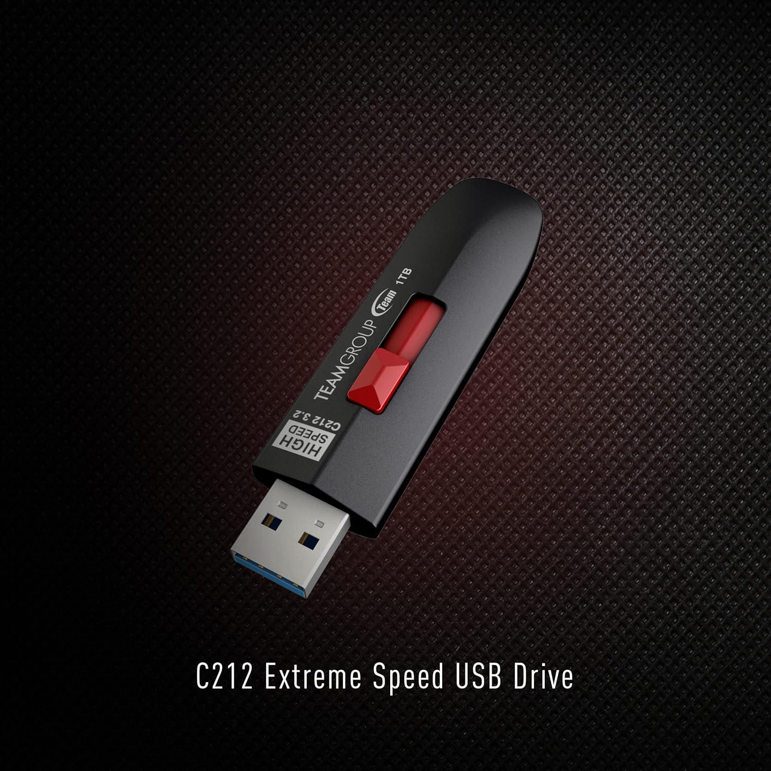 Unidad Flash Externa TEAMGROUP C212 Racer 512GB USB 3.2