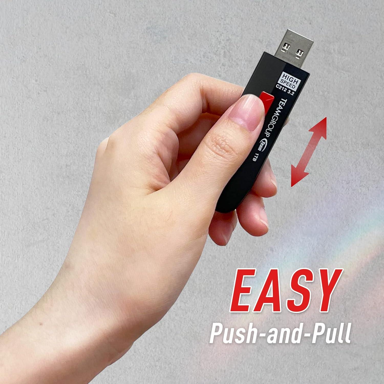 Unidad Flash Externa TEAMGROUP C212 Racer 512GB USB 3.2