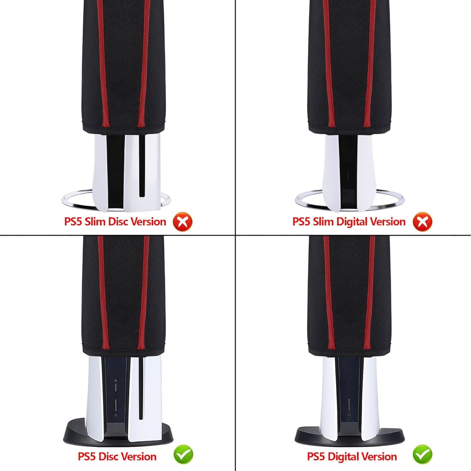 Funda de Nylon PlayVital para PS5 - Antipolvo y Suave