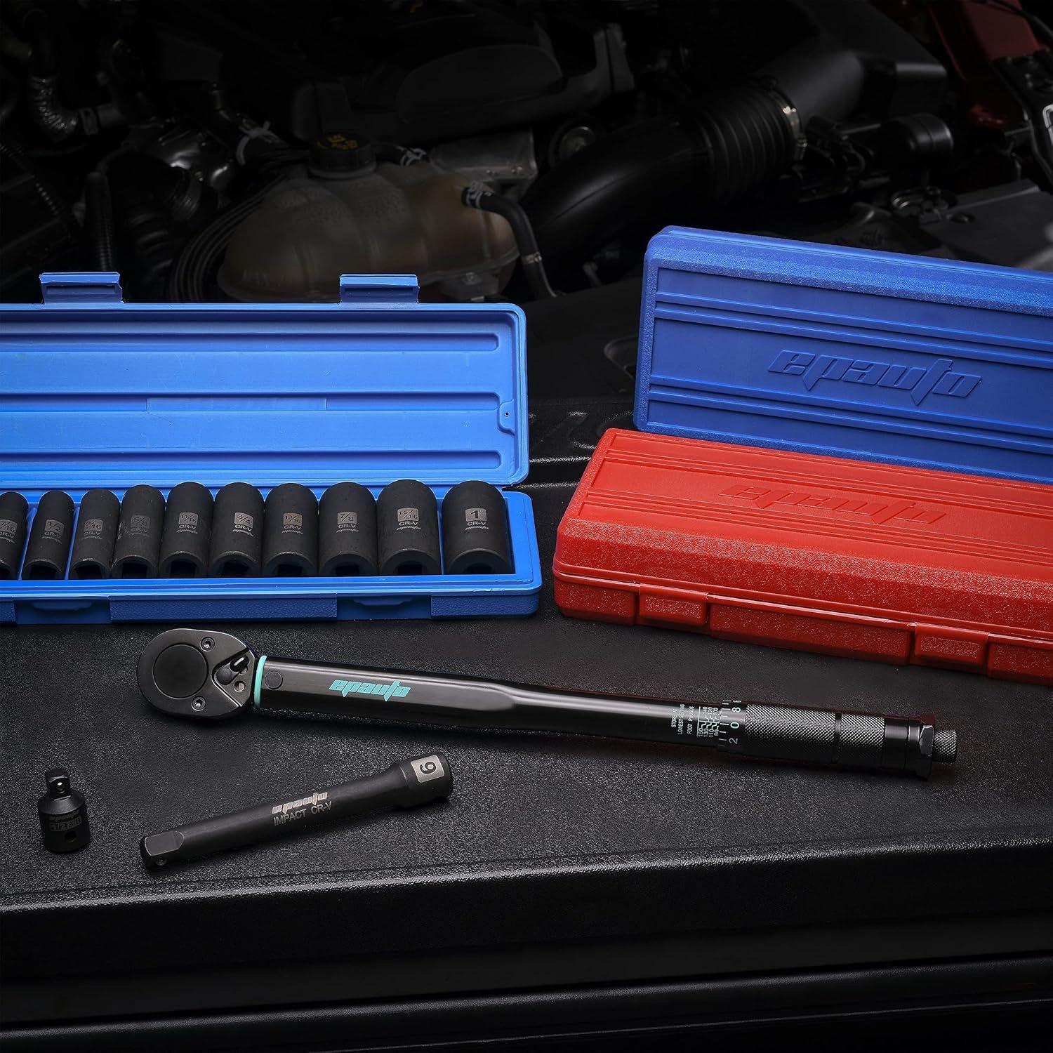 Llave de Torque de Click EPAuto 1/2" 10-150 ft-lb (13.6-203.5 N/m)