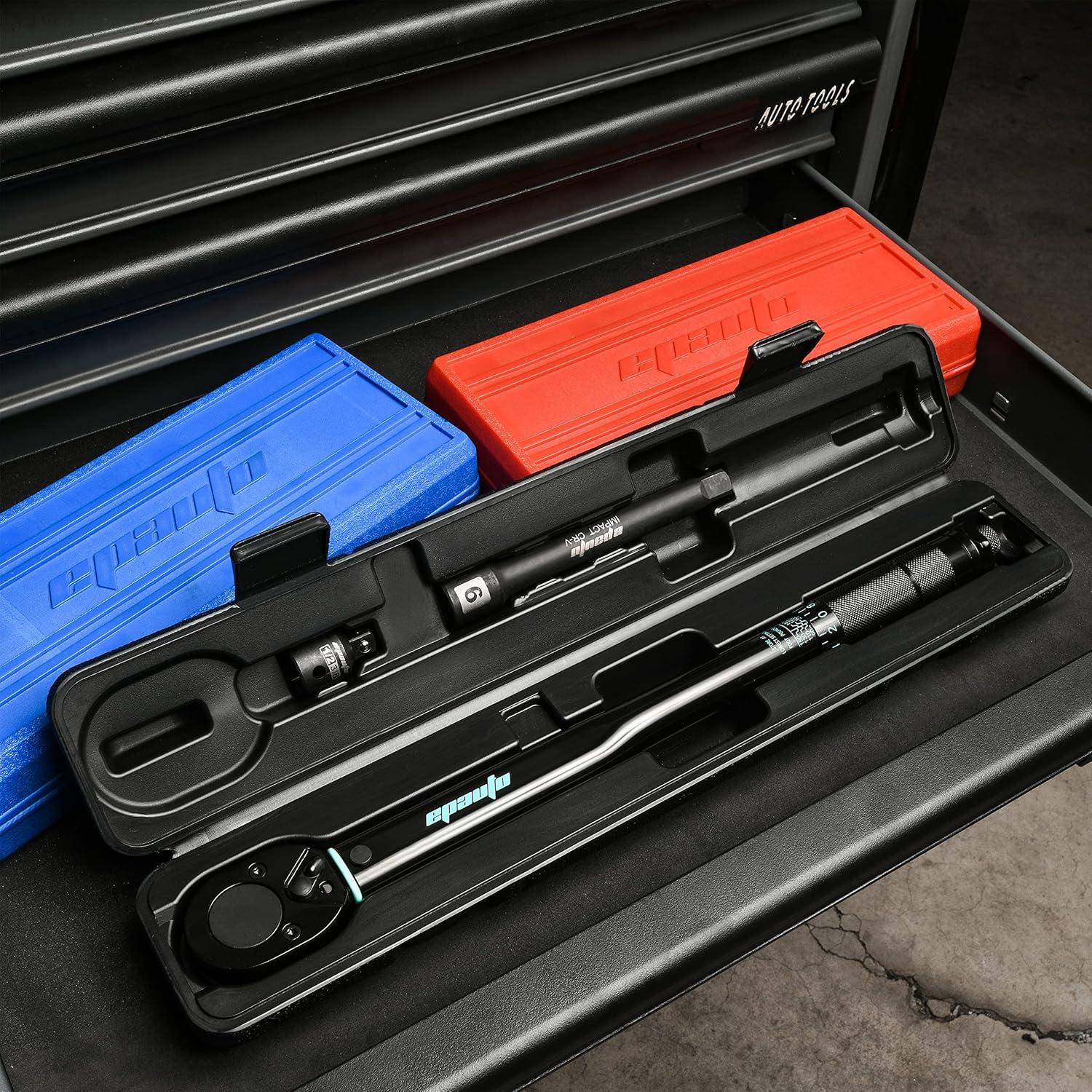 Llave de Torque de Click EPAuto 1/2" 10-150 ft-lb (13.6-203.5 N/m)