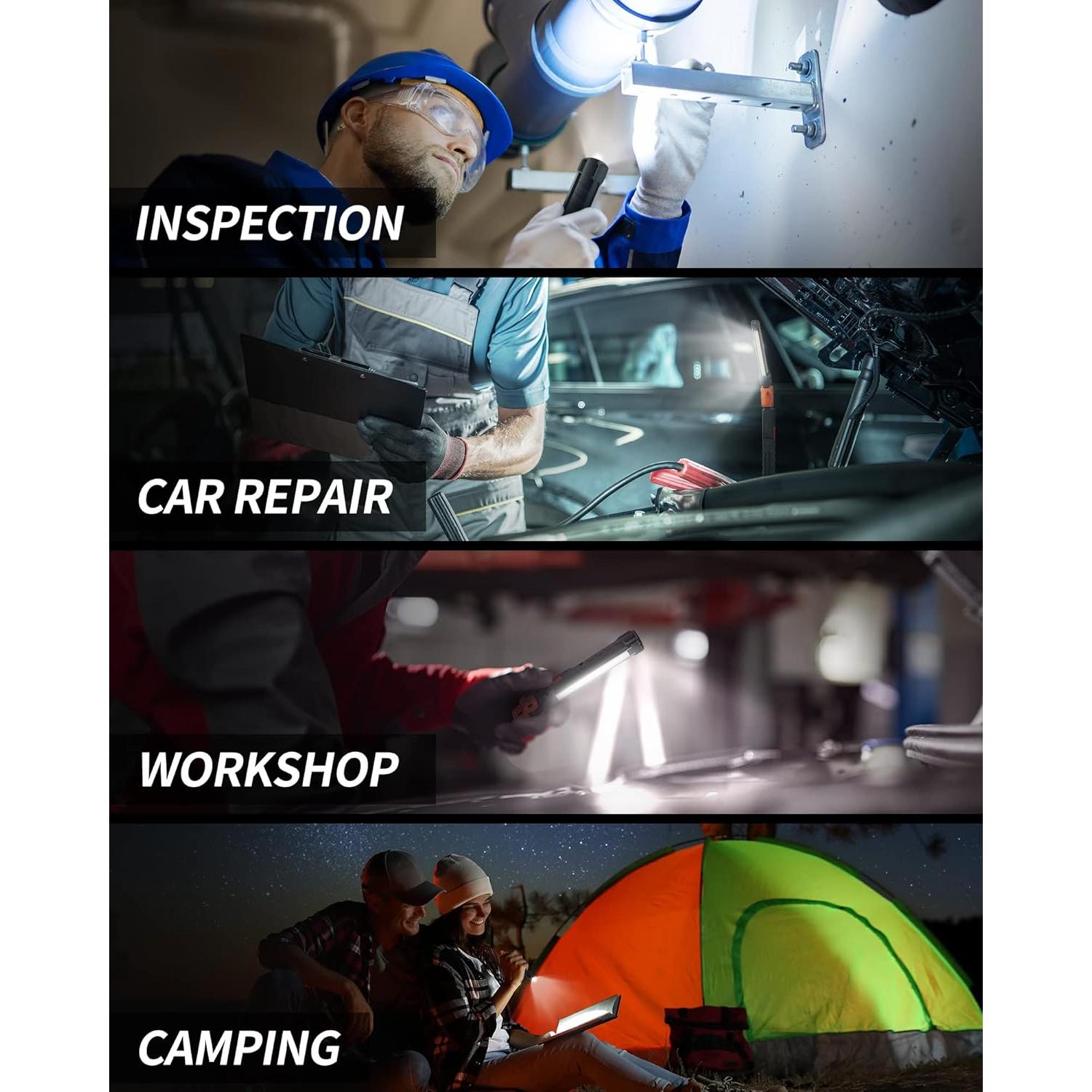 Luz de Trabajo LED Anylight 400LM Plegable y Magnética