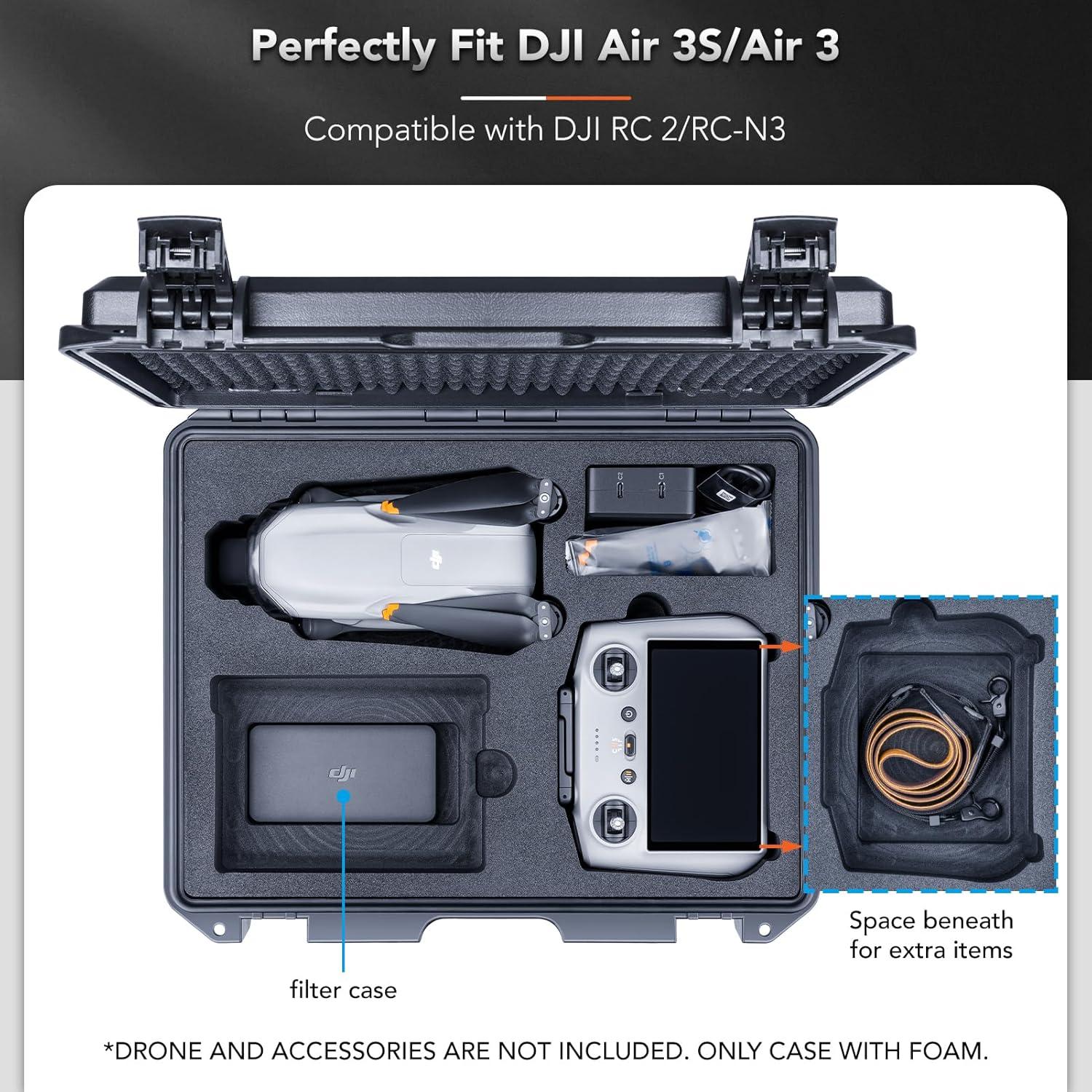 Estuche Duro Impermeable Lykus Titan MA310 para DJI Air 3S/Air 3