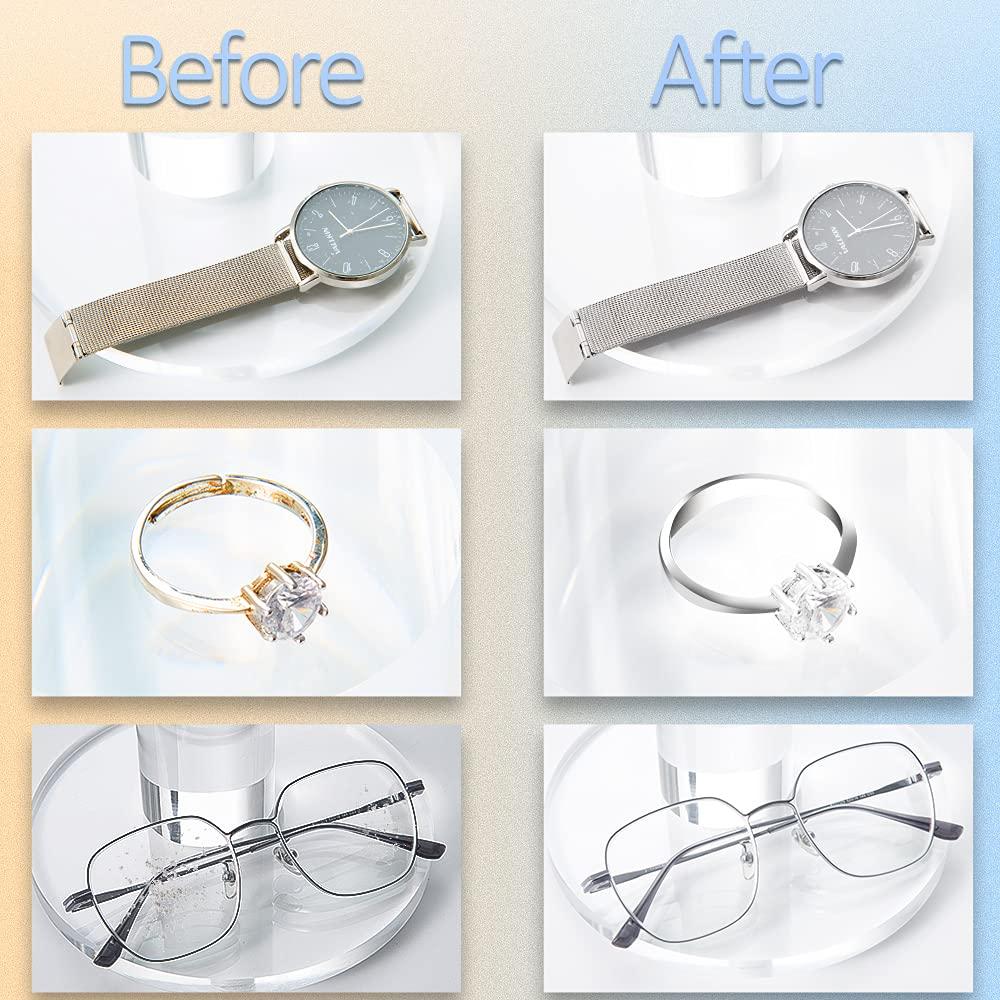 Limpiador Ultrasónico de Joyería Himaly 600ml 40kHz Acero Inoxidable