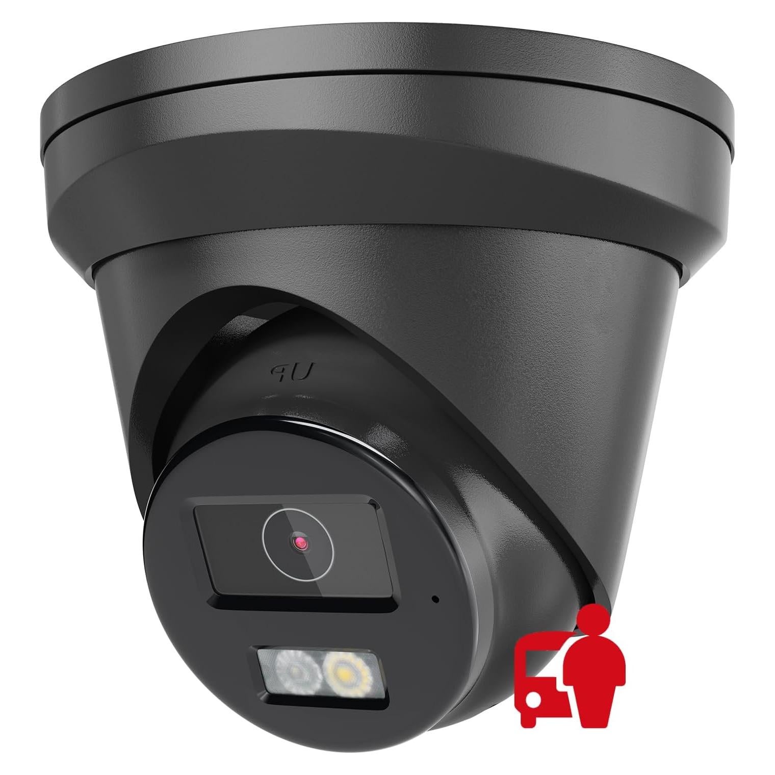 Cámara IP PoE Anpviz 5MP Turret Metal con Audio y Detección