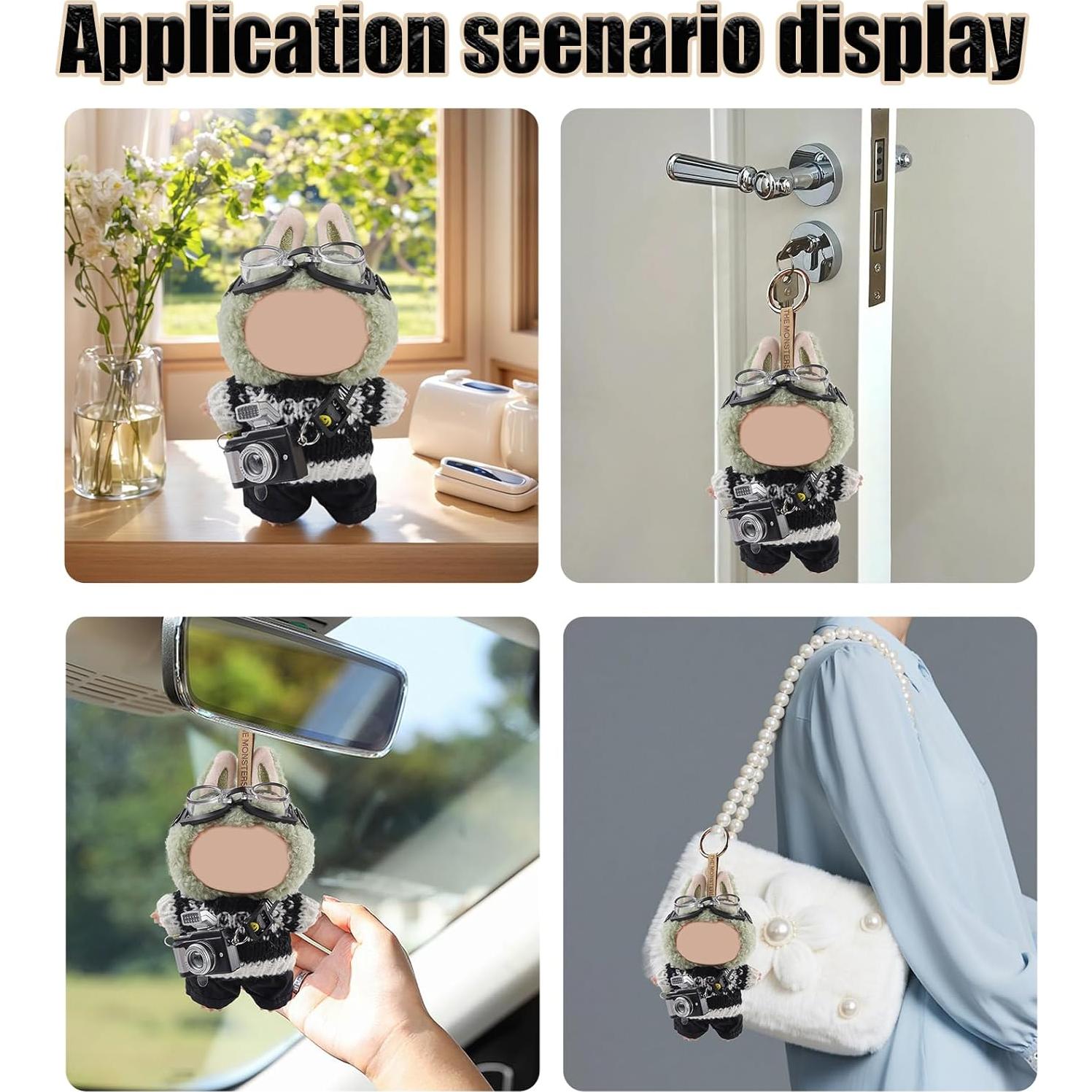 Ropa de Muñeca Hecha a Mano Comott 17 cm Accesorios