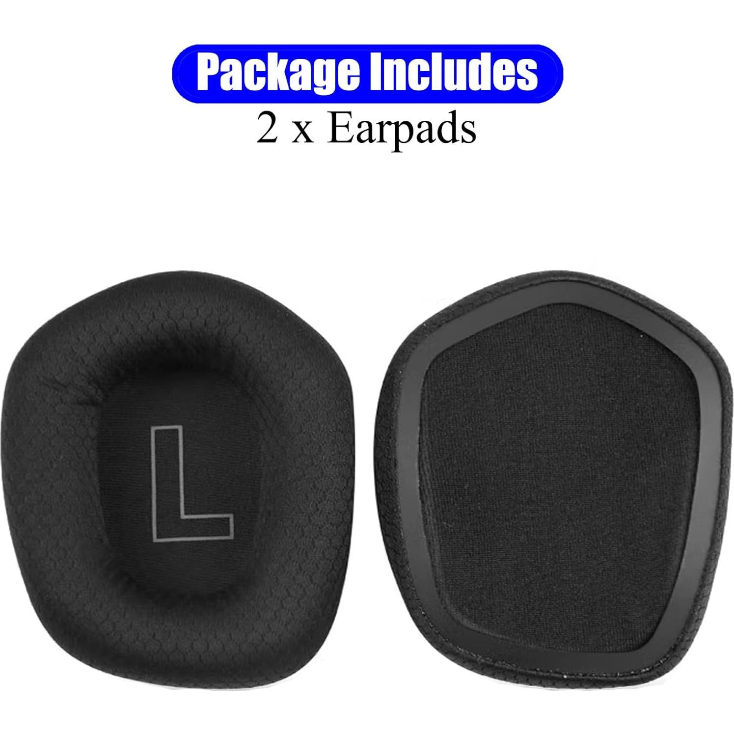 Almohadillas de Repuesto G733 Logitech Negras - Comodidad y Transpirabilidad