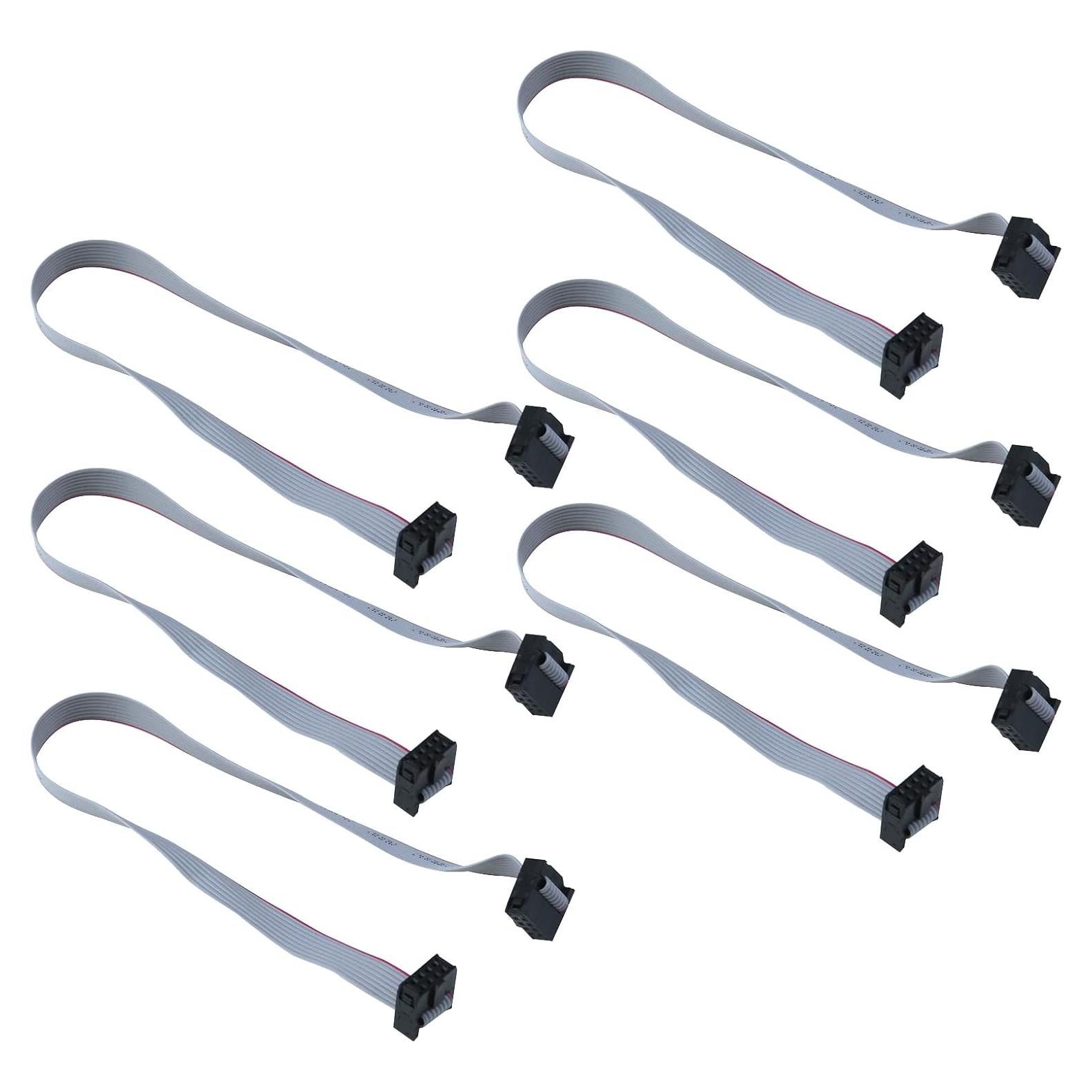 Cable de Cinta Plana Antrader 6 Pcs 8 Pines Hembra 30cm