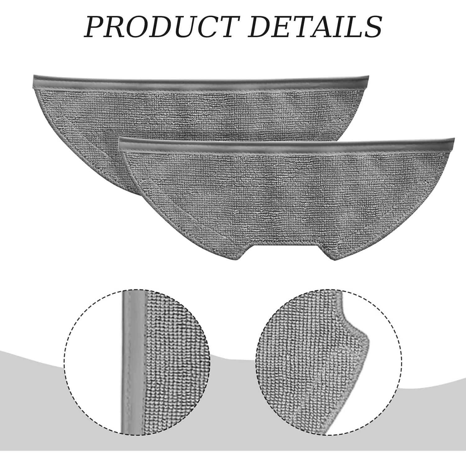 6 Paños de Microfibra Reemplazo para Mopa KingBra YQ07346-2