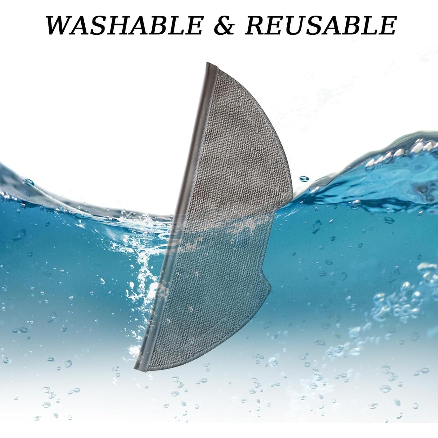 6 Paños de Microfibra Reemplazo para Mopa KingBra YQ07346-2