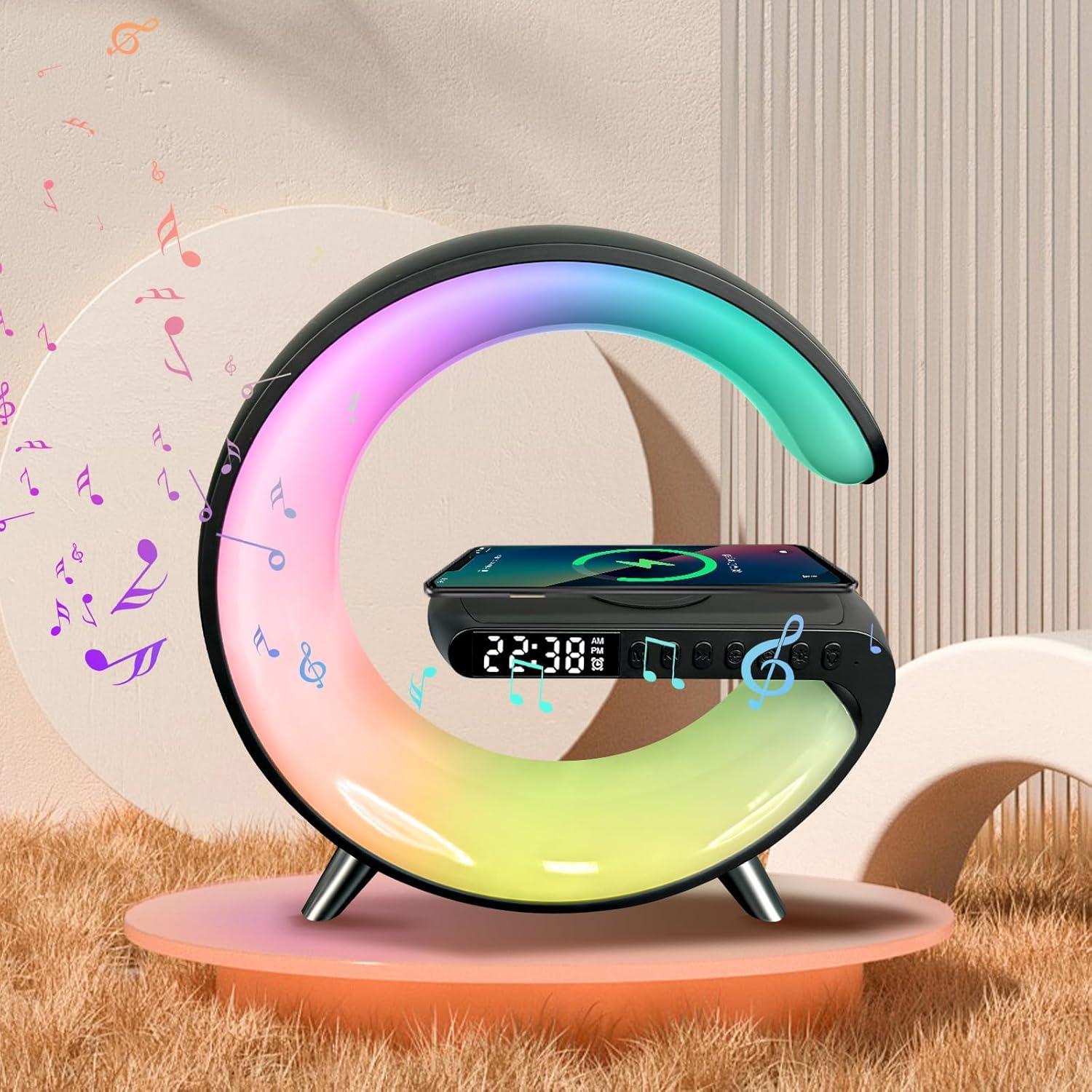 Lámpara de Mesa LED Inteligente Domigard 4 en 1 Cargador Inalámbrico