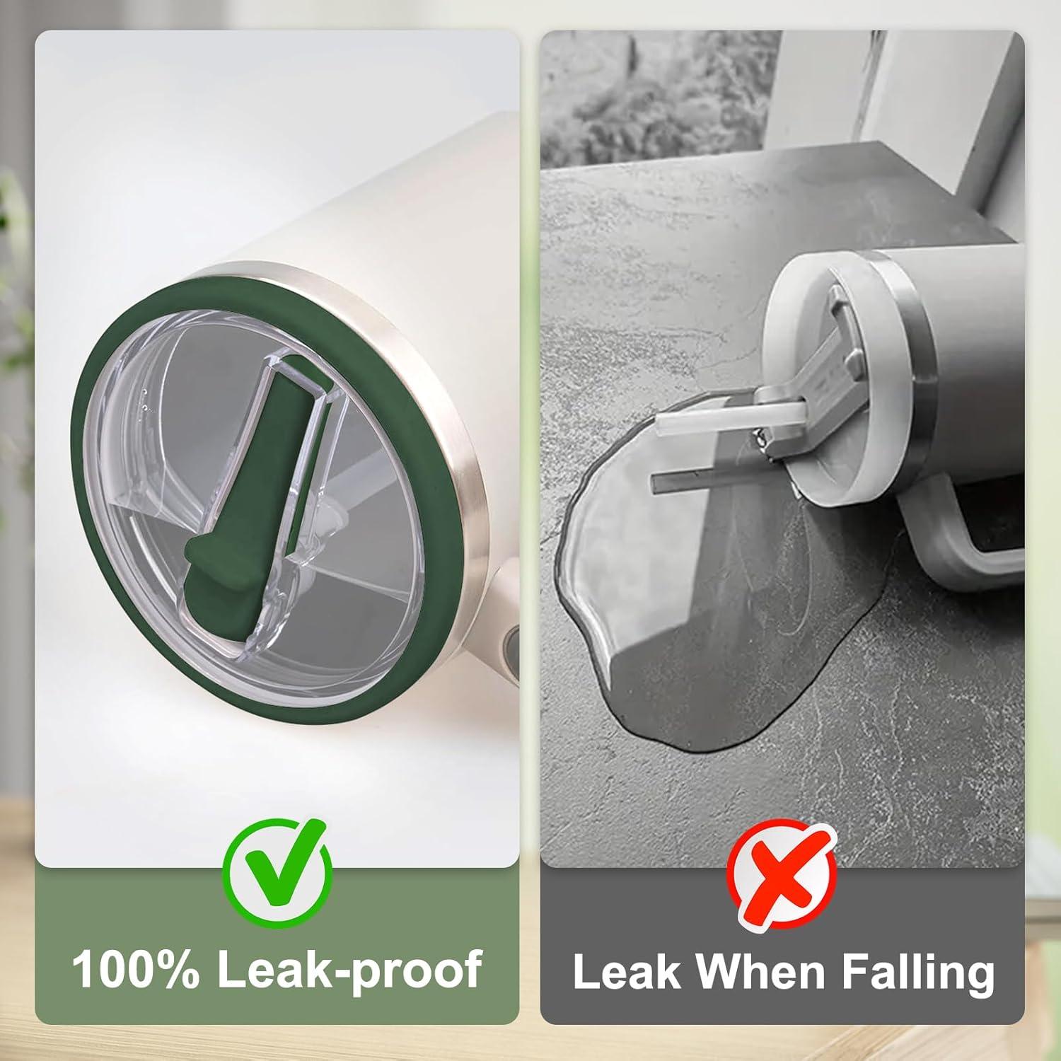 Stanley Tapas de Popote Flip Reutilizables 30 OZ Verde Militar