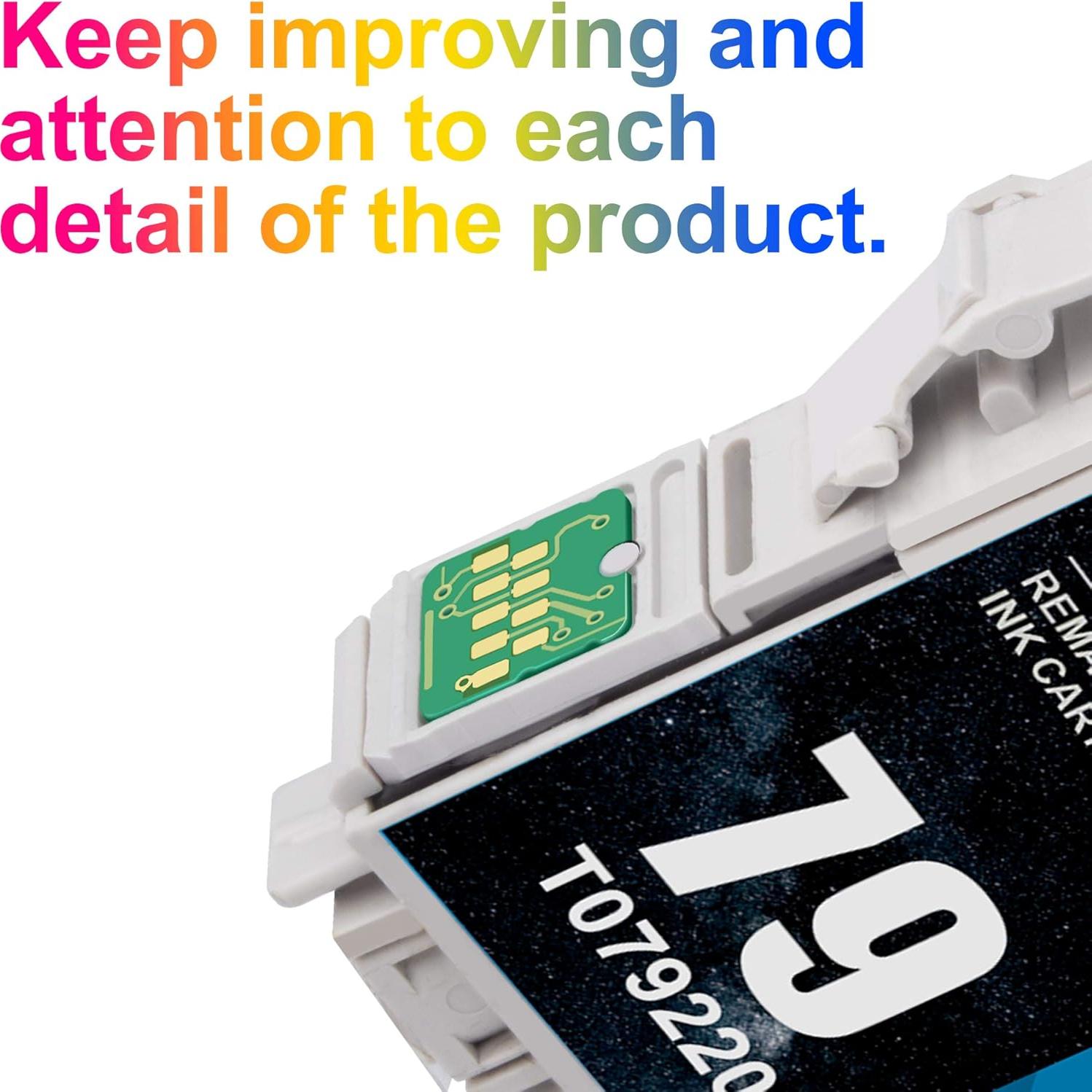 Cartucho de Tinta Remanufacturado Uniwork 79 Paquete de 7 para Epson