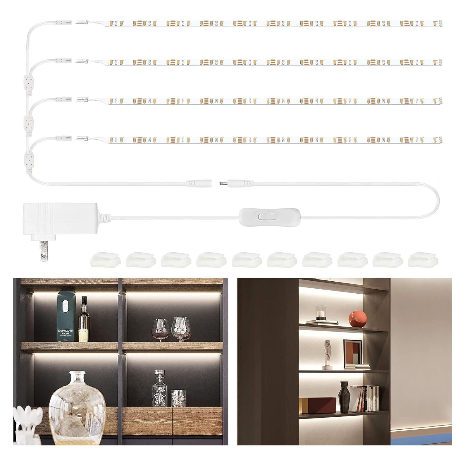 Luz de Estante LED WOBANE 4x50cm 1200 Lumen Blanco 6000K