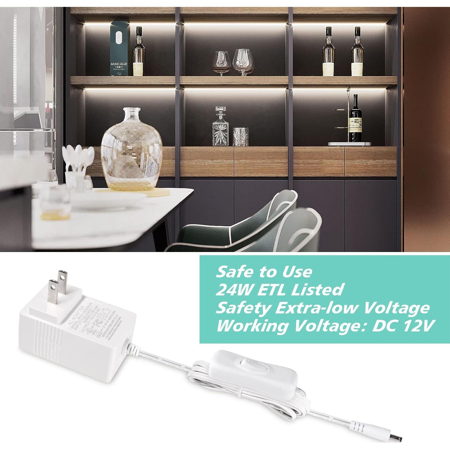 Luz de Estante LED WOBANE 4x50cm 1200 Lumen Blanco 6000K