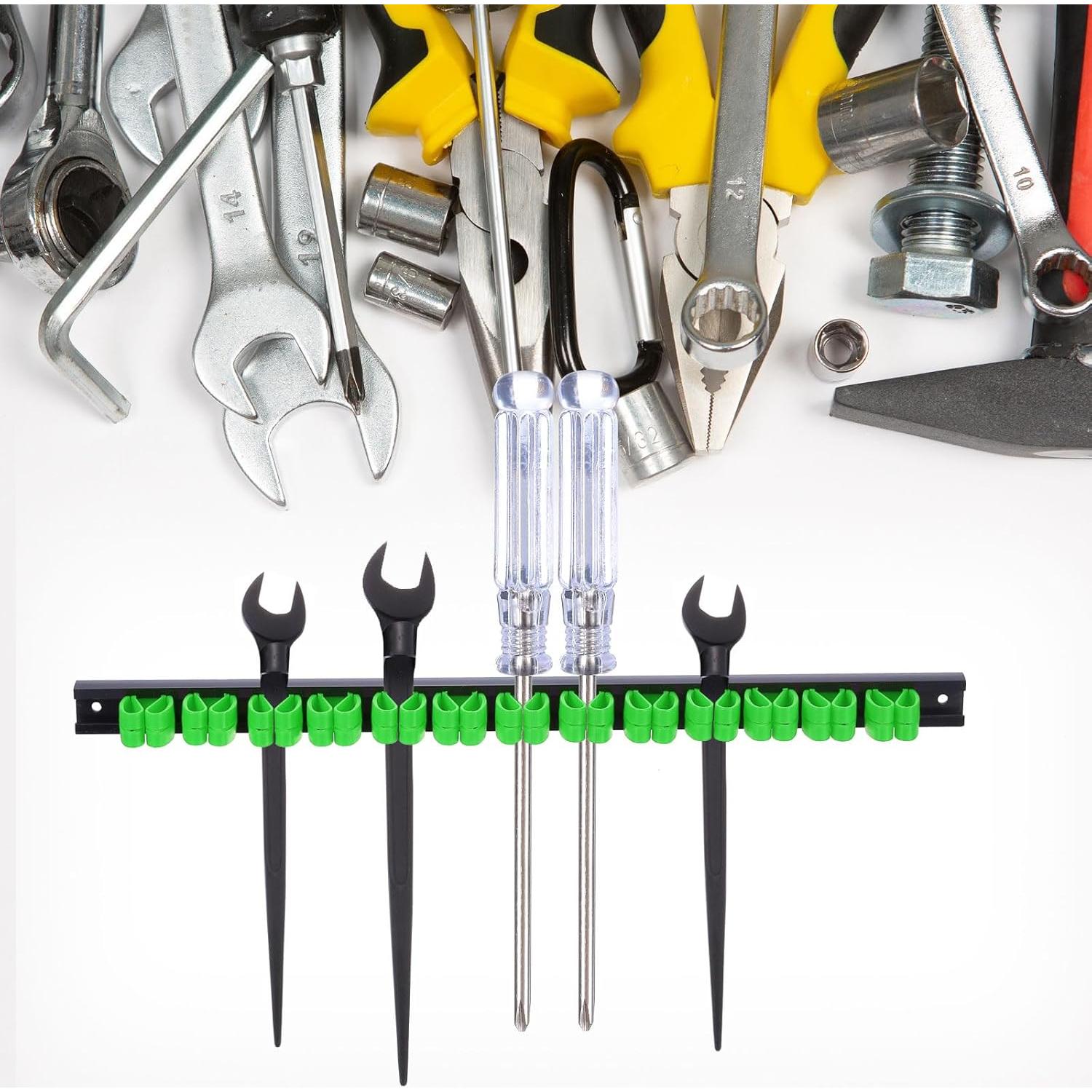 Organizador de Destornilladores de Pared HARFINGTON Verde