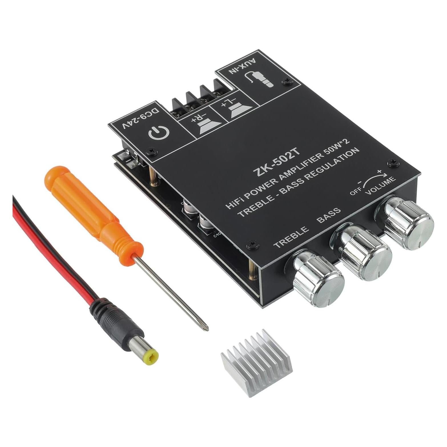 Placa Amplificadora Bluetooth EPLZON ZK-502T 50W+50W 2.0