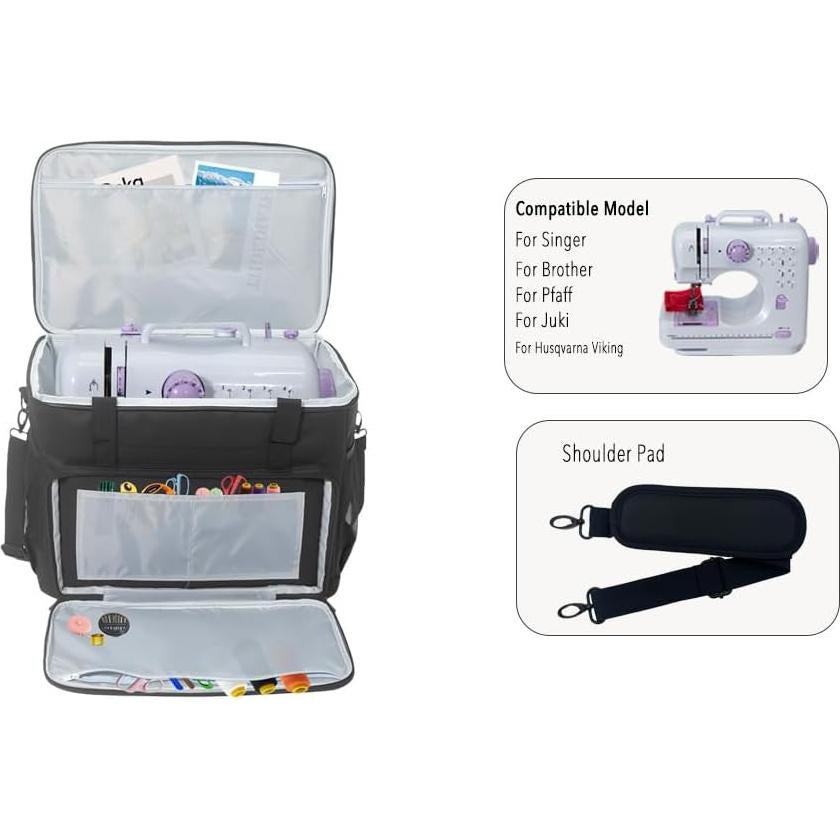 Funda de Transporte para Máquina de Coser Haroranax - Negra