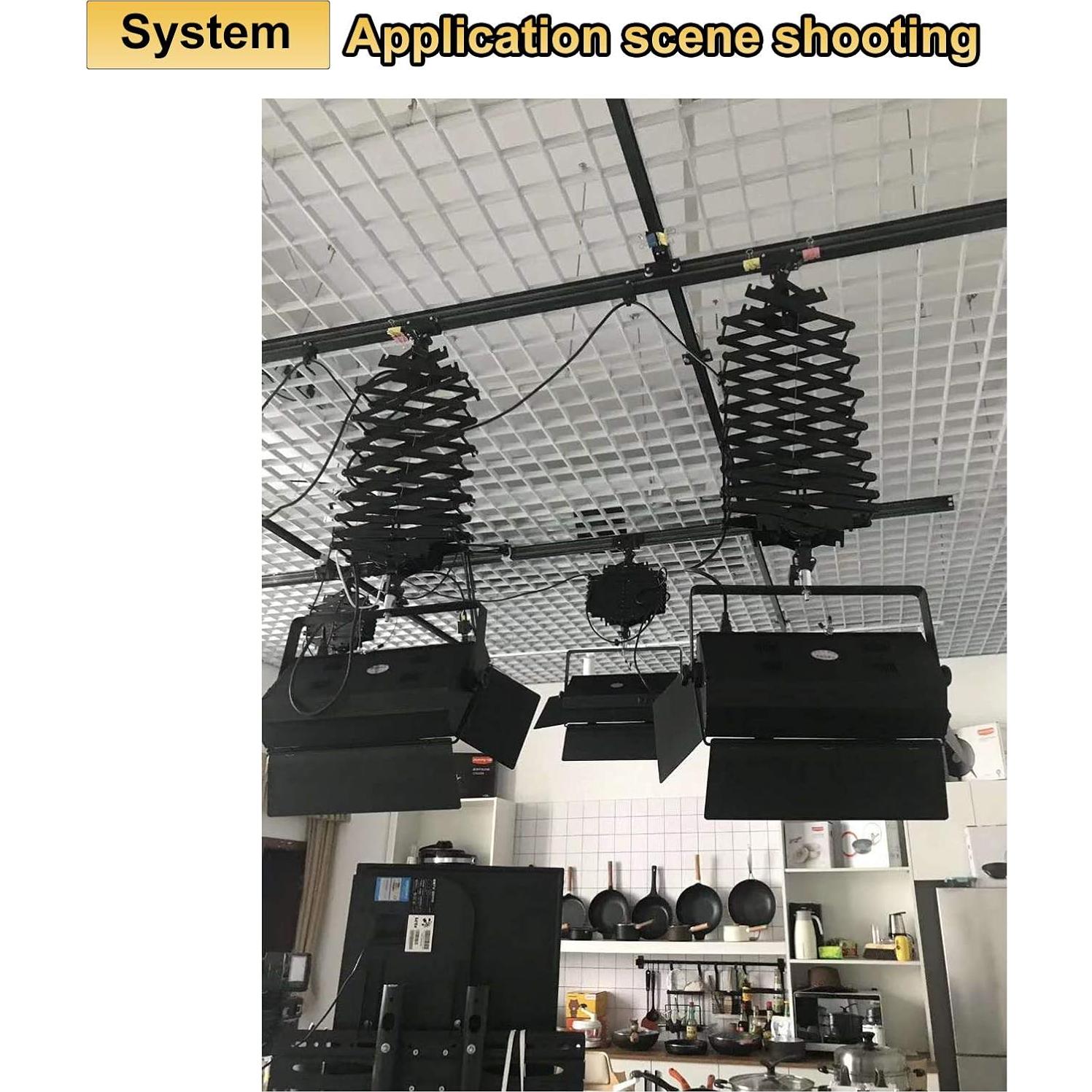 Sistema de Riel de Techo DATOUBOSS 2.5M Pantógrafo 15kg