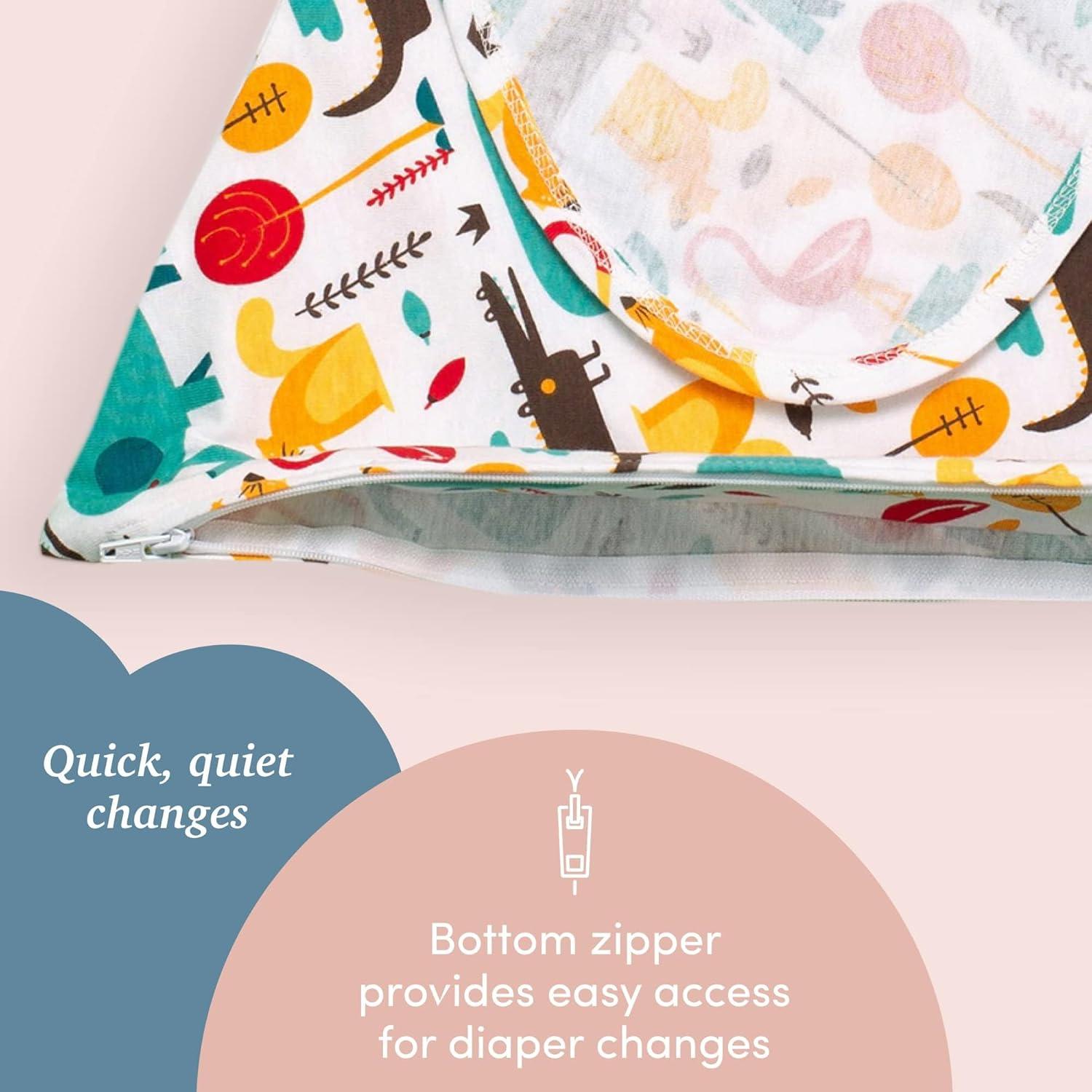 SleepingBaby Zippy Swaddle Manta Envoltura Bebés 2 Pzs Animales