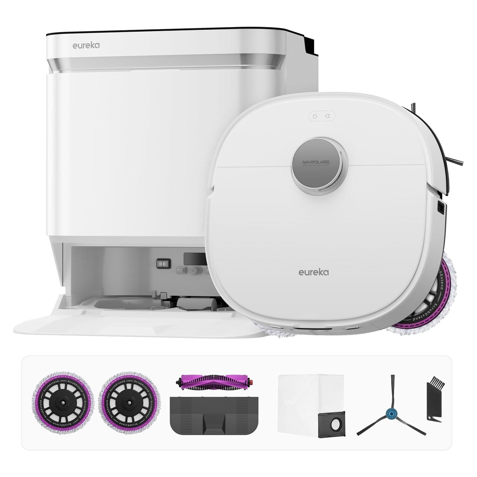 Aspiradora Robot Eureka J15 Pro Ultra con Mopa y Auto Vaciamiento