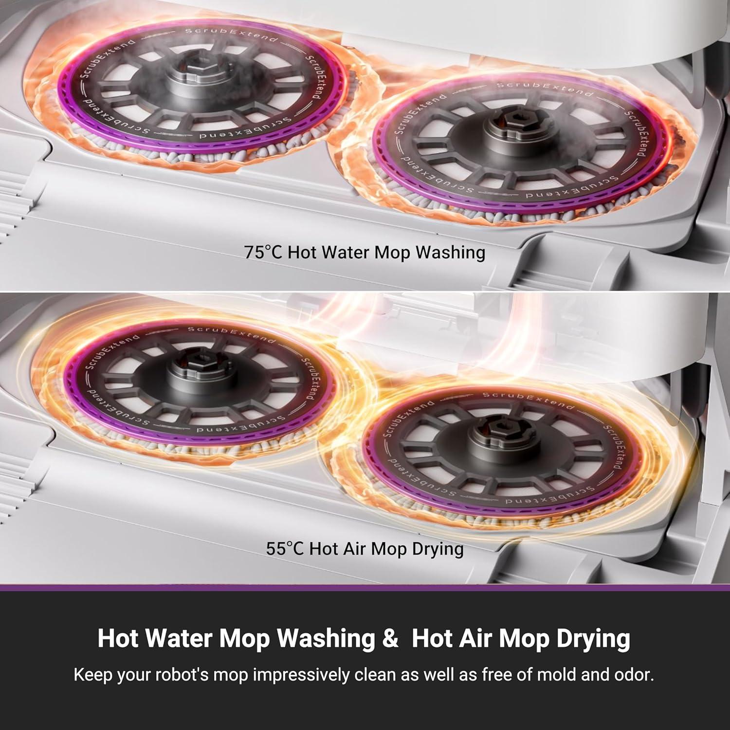 Aspiradora Robot Eureka J15 Pro Ultra con Mopa y Auto Vaciamiento