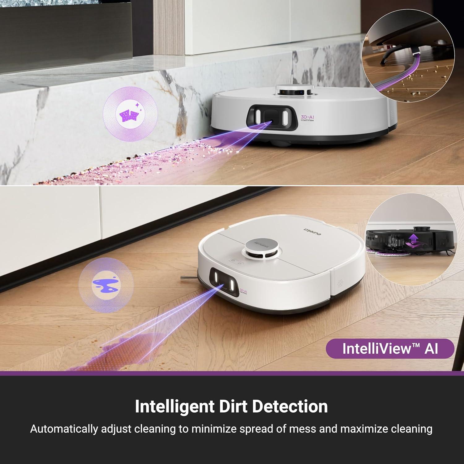 Aspiradora Robot Eureka J15 Pro Ultra con Mopa y Auto Vaciamiento