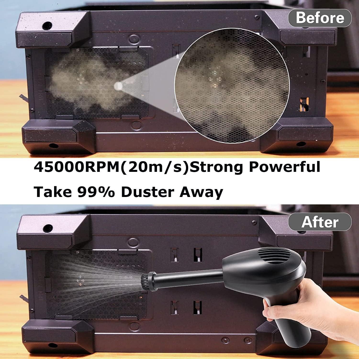 Soplador de Aire Inalámbrico HONKYOB H049 45000 RPM Recargable