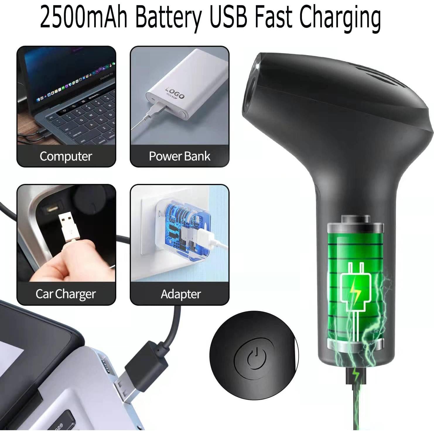 Soplador de Aire Inalámbrico HONKYOB H049 45000 RPM Recargable