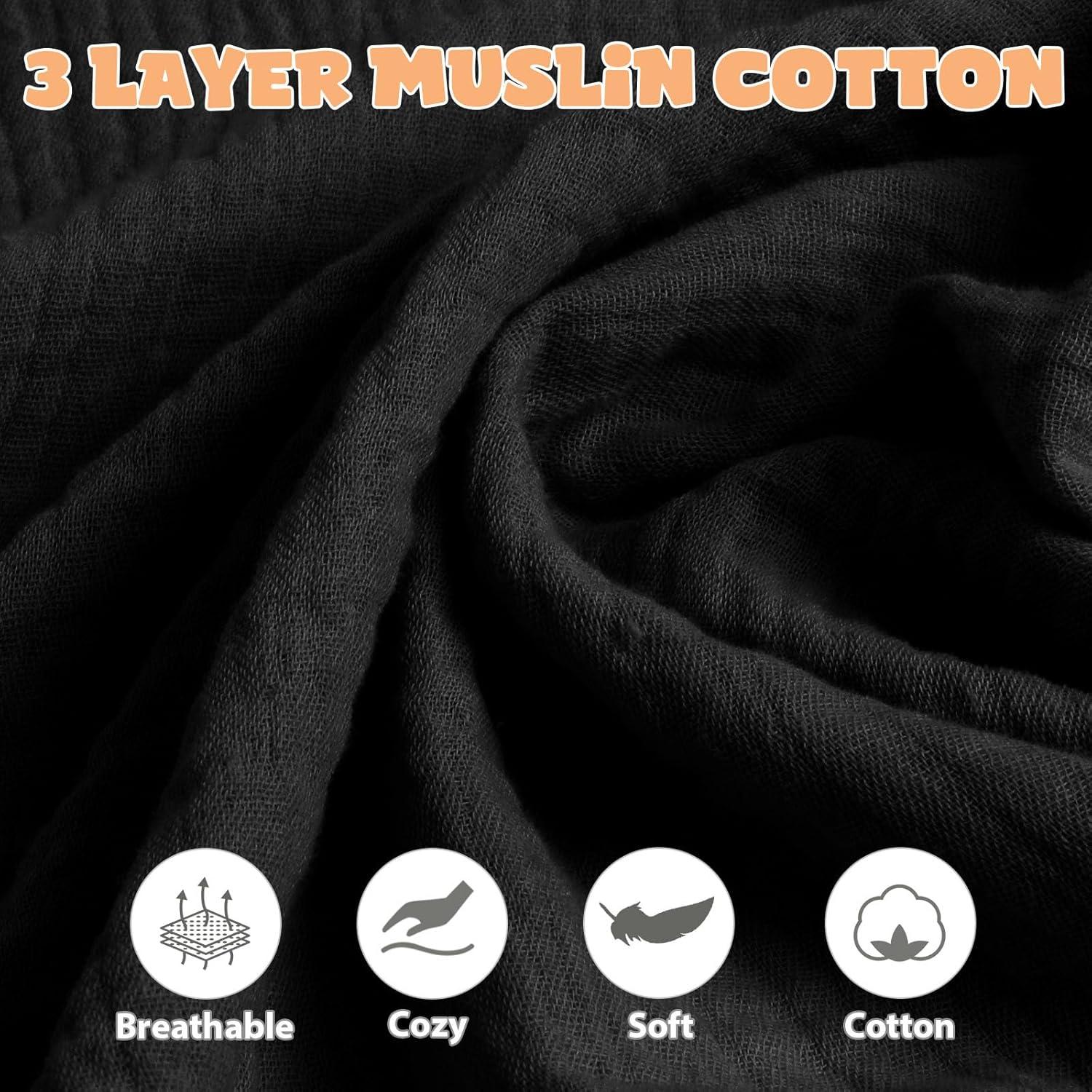 Cubierta de Silla de Auto para Bebé Boryokun Muselina 9 Capas