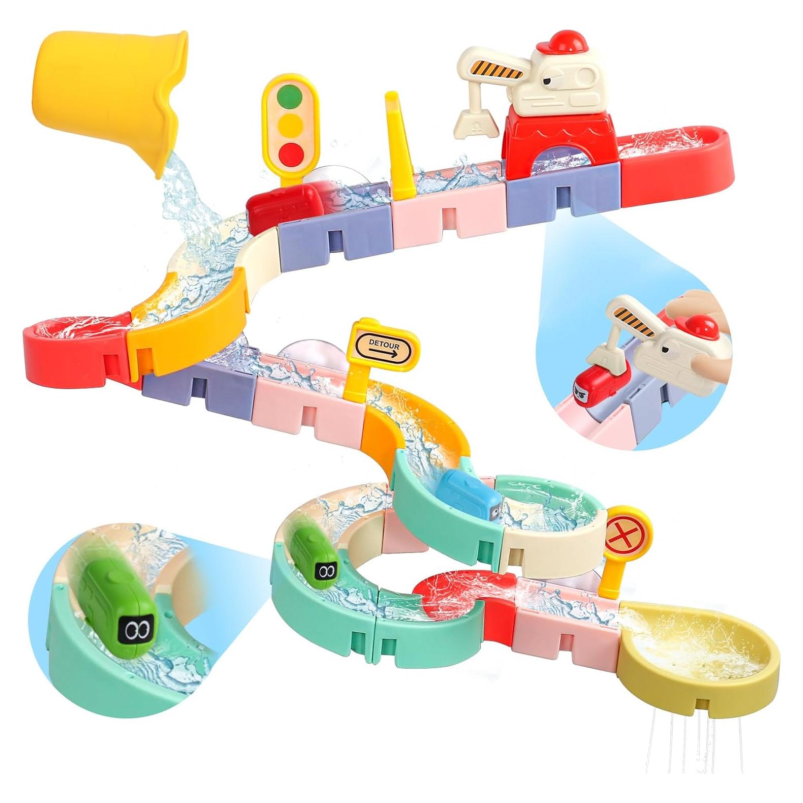 Juguetes de baño magnéticos Fajiabao 38 piezas para niños 3-8 años