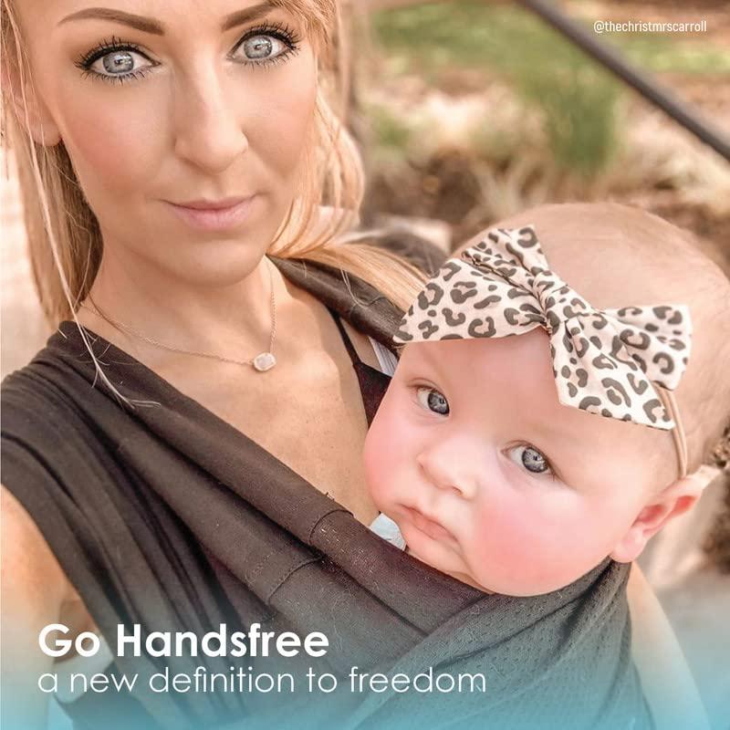 Portabebés Breeze Baby K'tan Negro Pequeño 100% Algodón