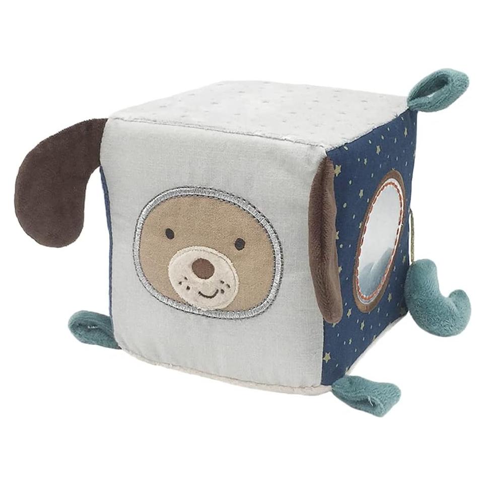 Cubo de Actividad Astro Dog MON AMI para Bebés 14x14 cm