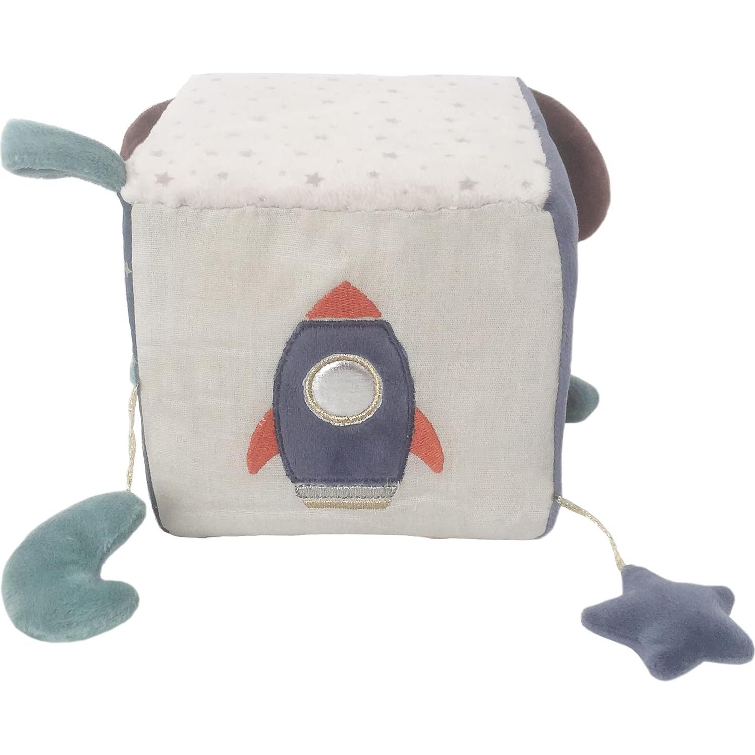 Cubo de Actividad Astro Dog MON AMI para Bebés 14x14 cm