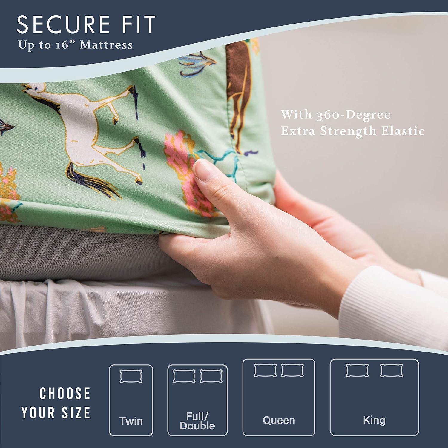 Juego de Sábanas Completo Donde los Lunares de Polka Caballos