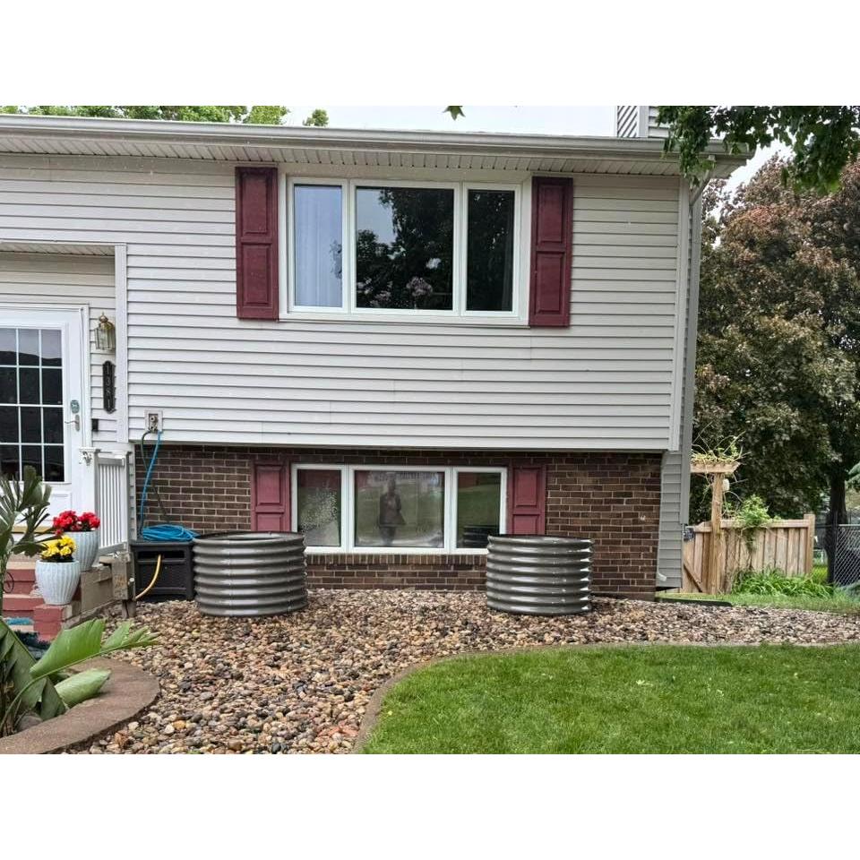 Cama Elevada de Jardín A ANLEOLIFE 61 cm Galvanizada Redonda