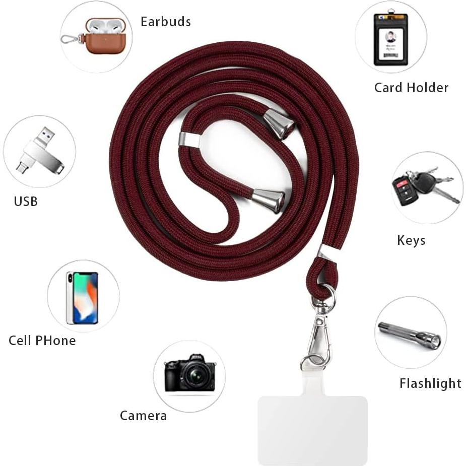 Funda para Balmuda Phone + Lanyard Ajustable Rojo