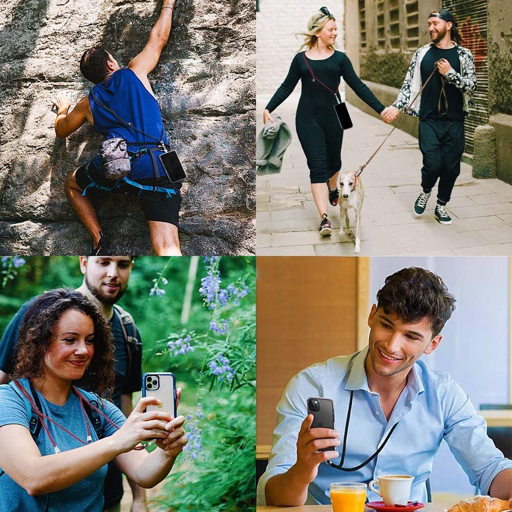 Funda para Balmuda Phone + Lanyard Ajustable Rojo