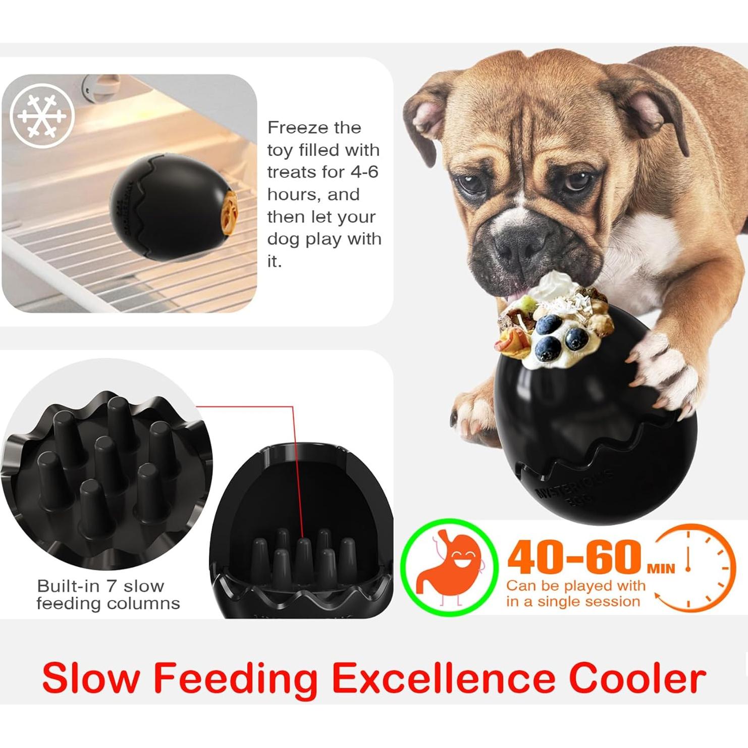 Juguete Masticable Rellenable para Perros AUTENS Grande TPR