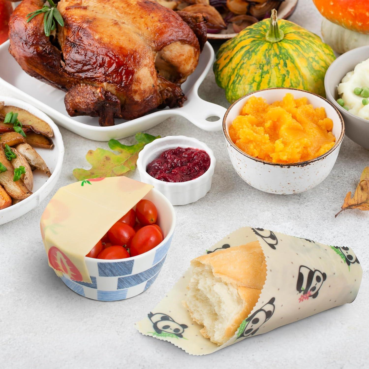 Envolturas Reutilizables de Cera de Soja EZGOODZ - Pack de 3