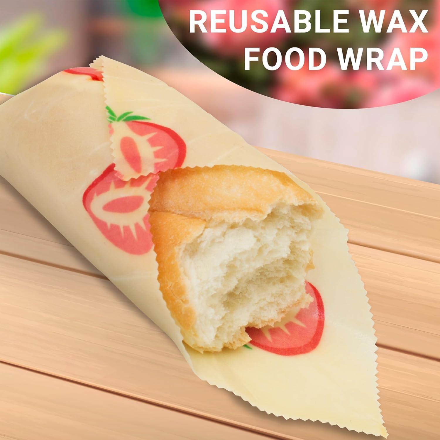 Envolturas Reutilizables de Cera de Soja EZGOODZ - Pack de 3