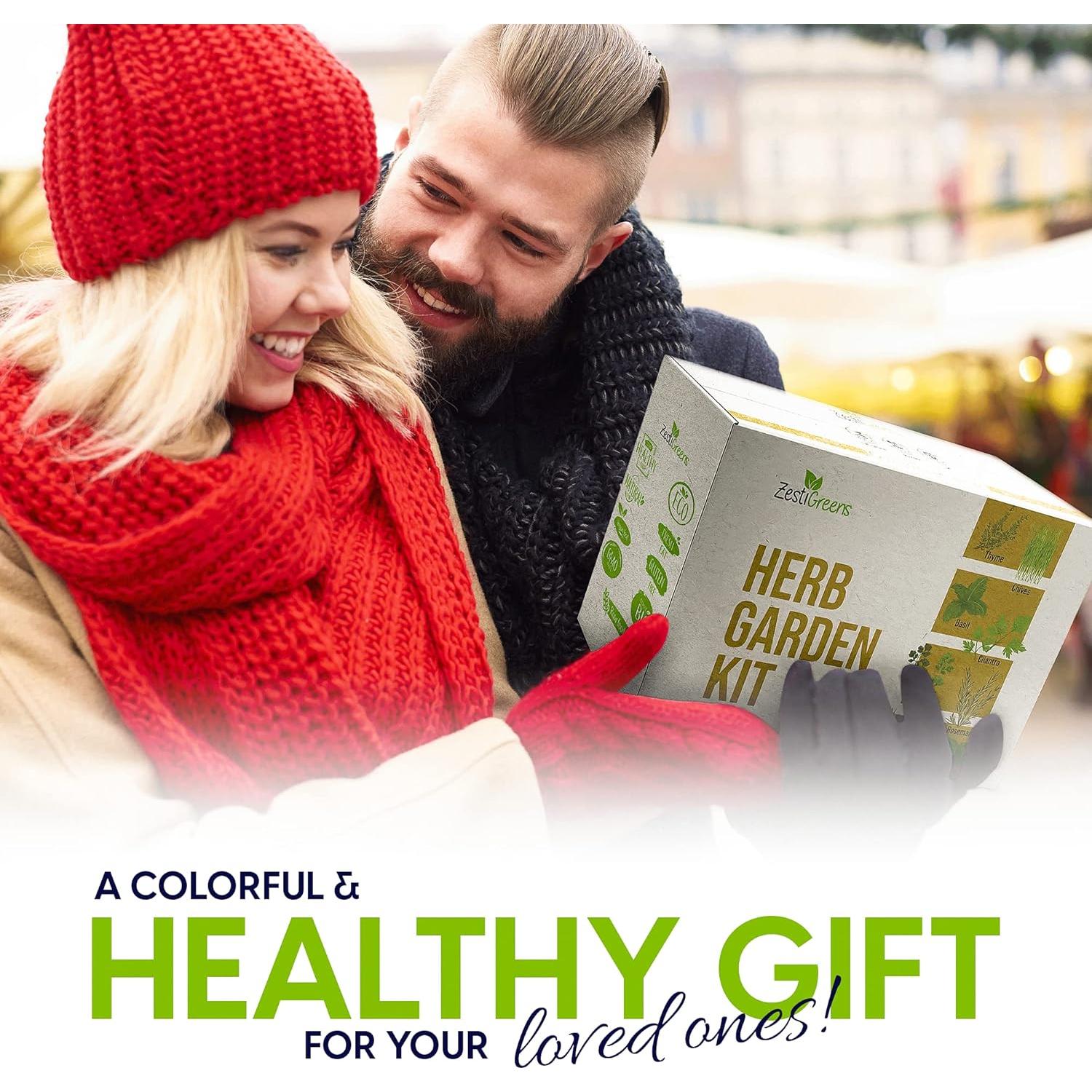 Kit de Jardín de Hierbas ZESTIGREENS - 8 Variedades Orgánicas