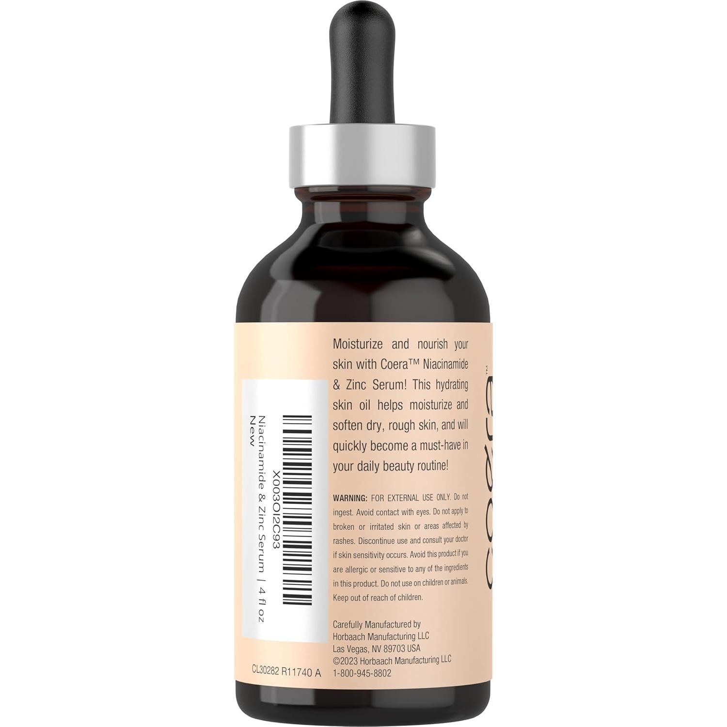 Suero Hidratante Coera Niacinamida y Zinc 118 ml